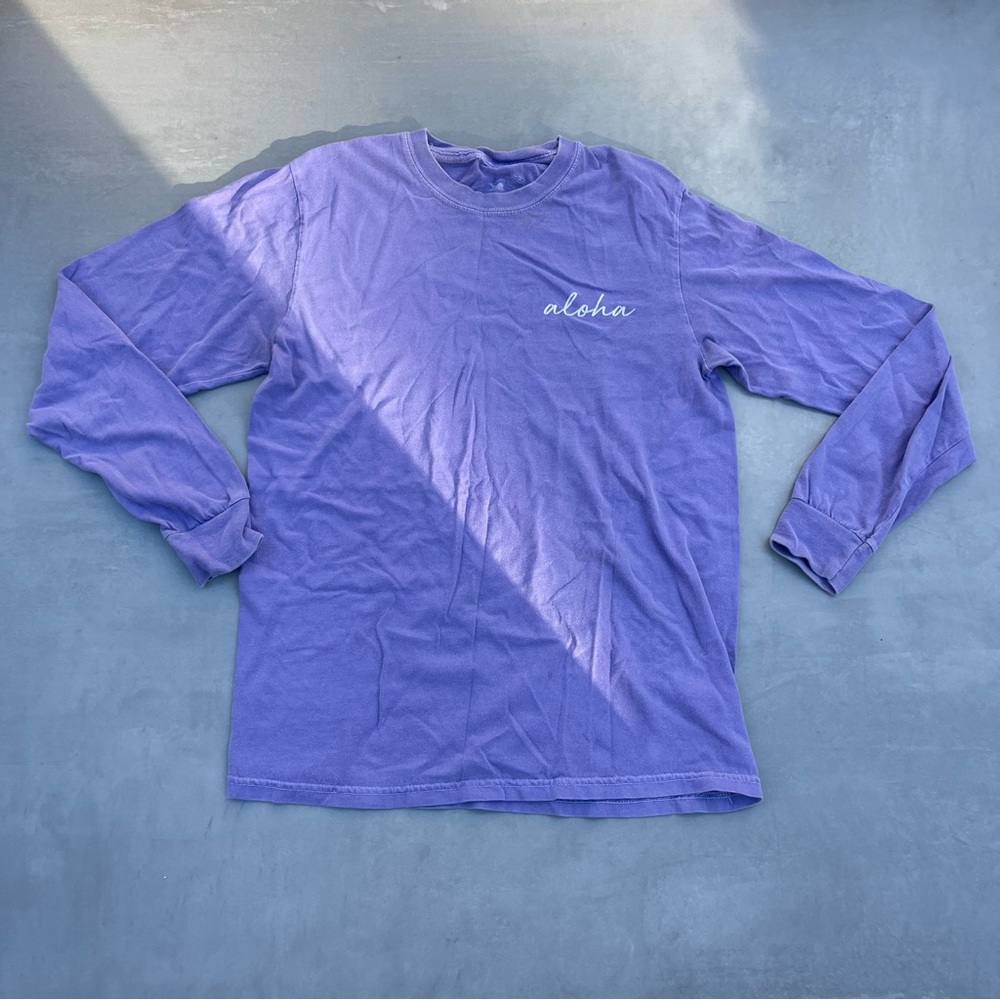 100% Cotton Aloha Long Sleeve T-Shirt